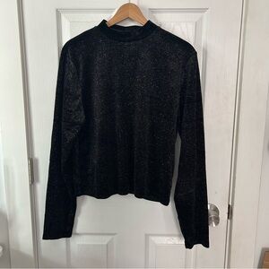 Black Shimmer Women's Top Forever 21